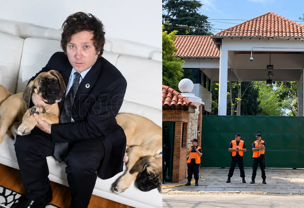 Afirman que Milei creyó que envenenaron a uno de sus perros y luego ordenó 12 despidos entre trabajadores de la Quinta de Olivos.