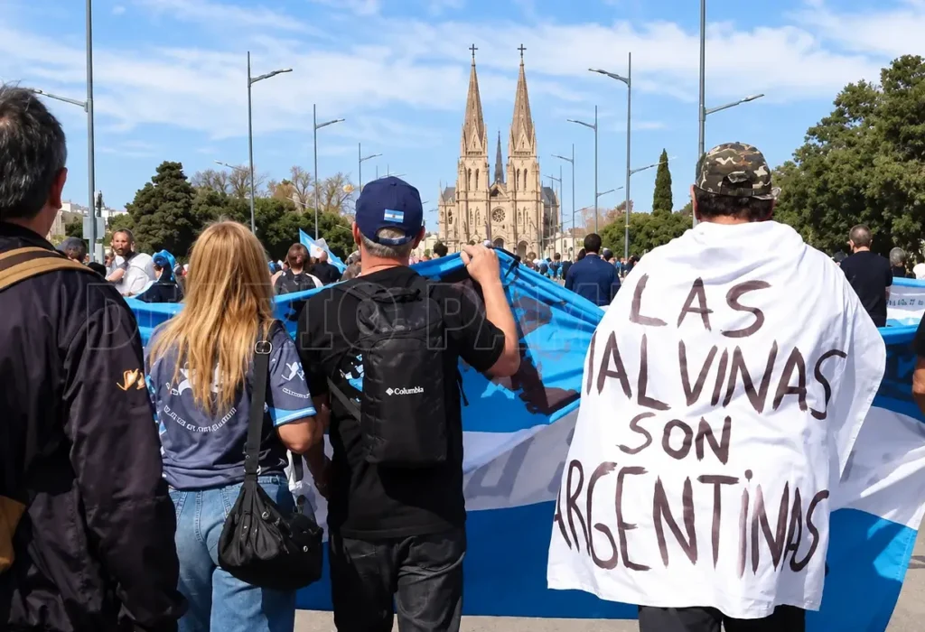 Veteranos de Malvinas peregrinaron a Luján
