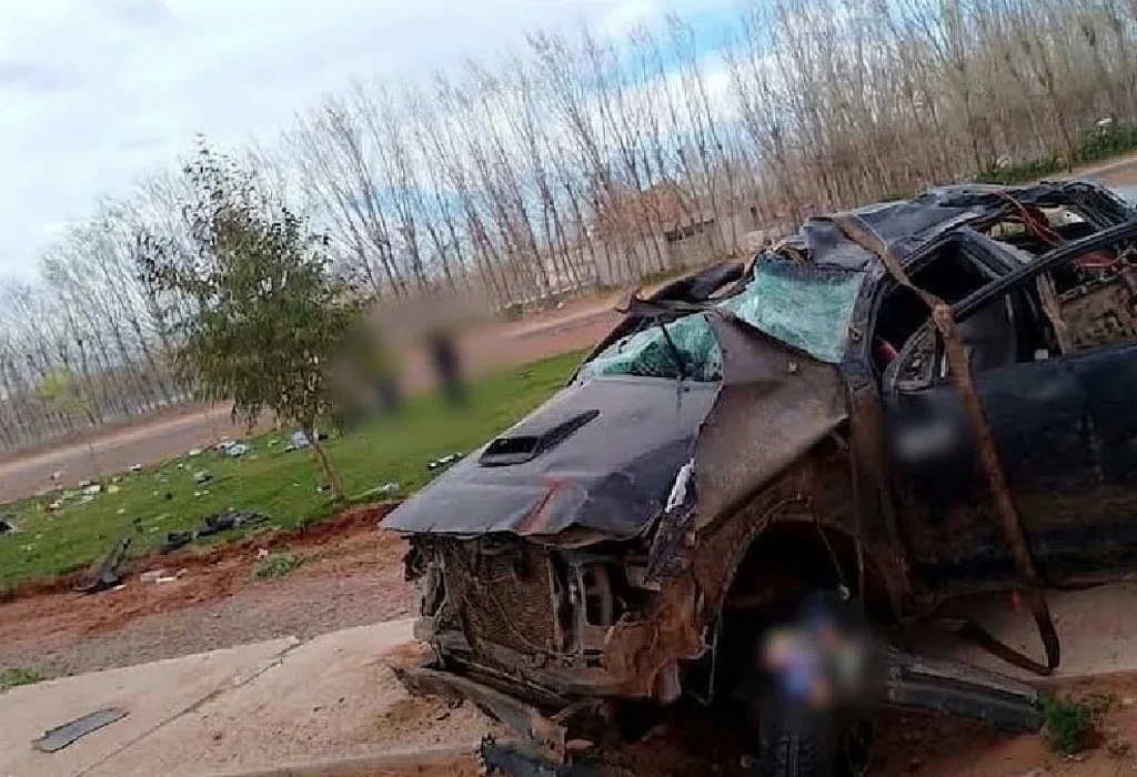 Vuelco fatal en Rincón de los Sauces