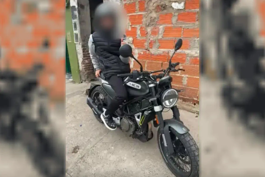 Detuvieron a un ladrón tiktoker que robaba motos