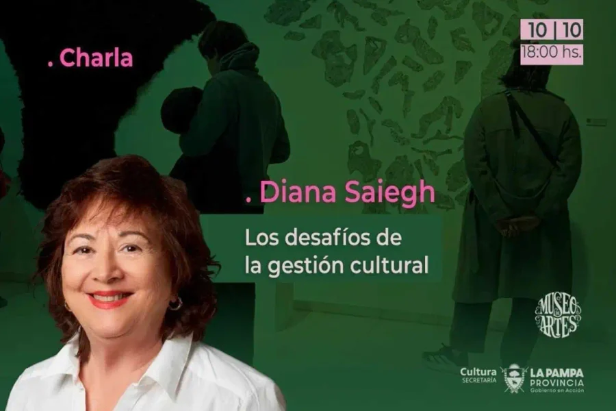 Diana Saiegh llega a La Pampa con su libro sobre gestión cultural