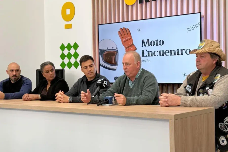 Rolón recibe el 6° Motoencuentro Solidario Los Dietrich