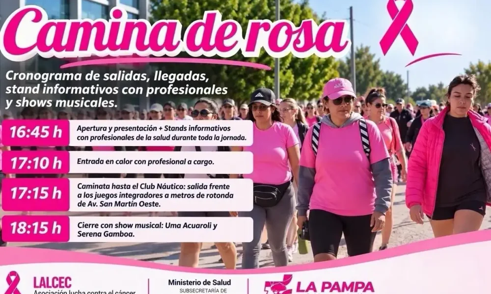 Santa Rosa realizará una caminata por el cáncer de mama