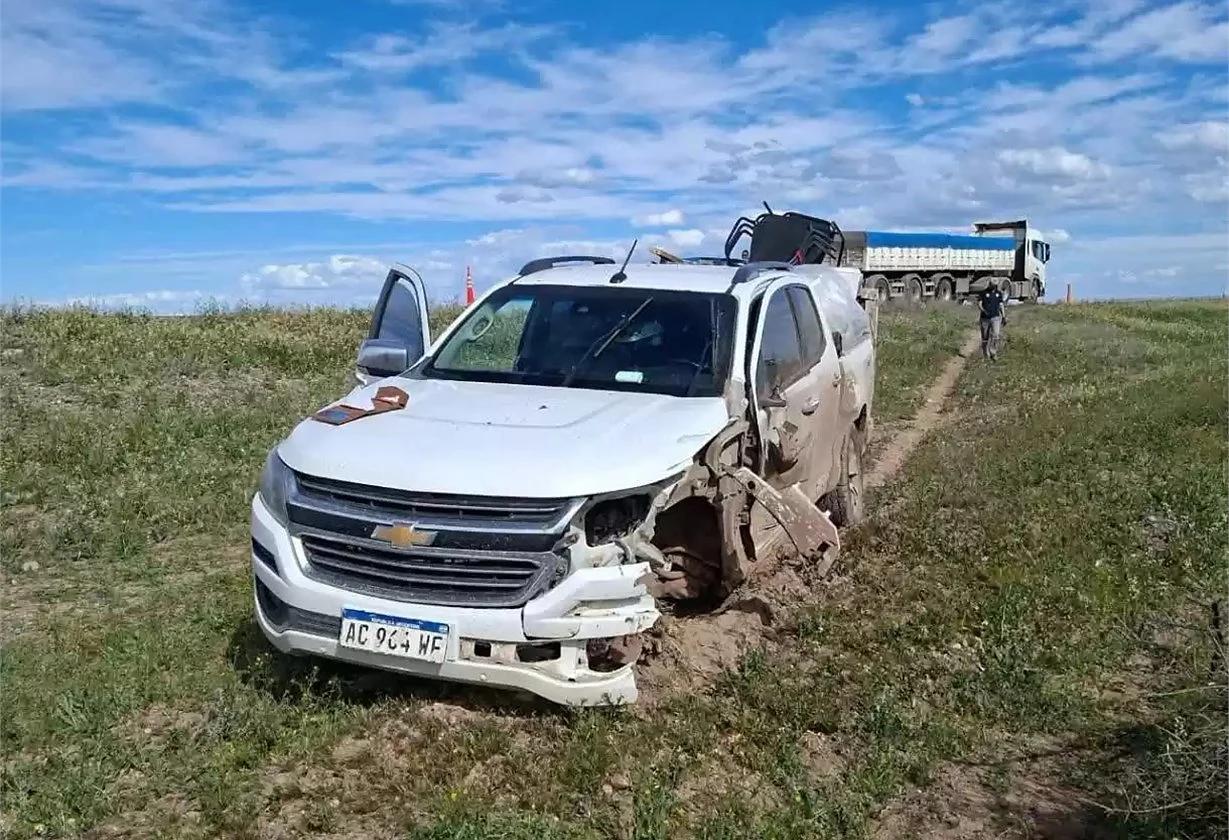 Accidente en la Ruta 151 dejó golpes leves
