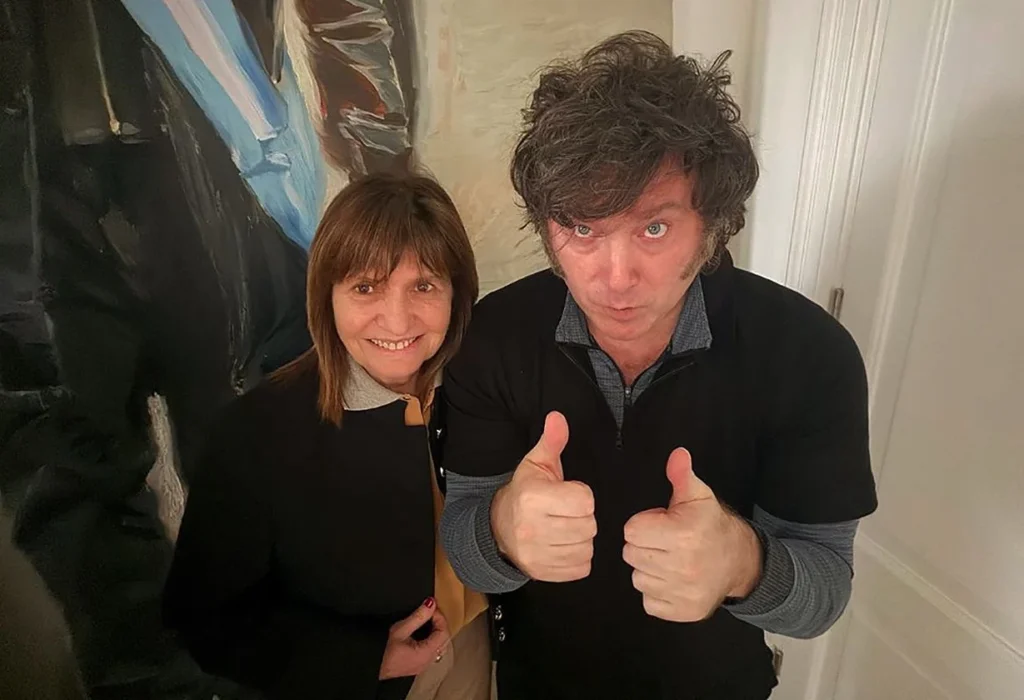 Bullrich se reunió con Milei por diferencias internas