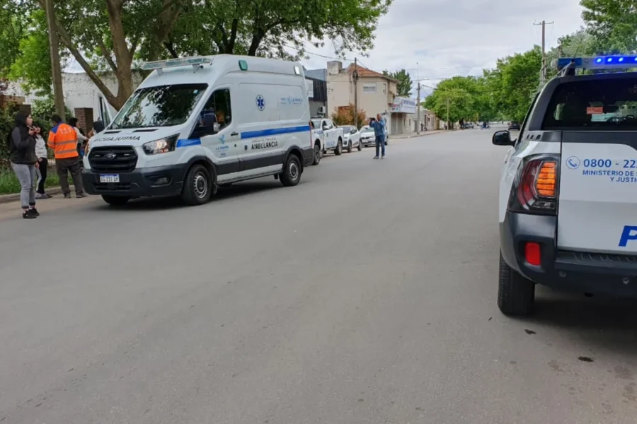 Choque en General Pico: dos menores iban en moto