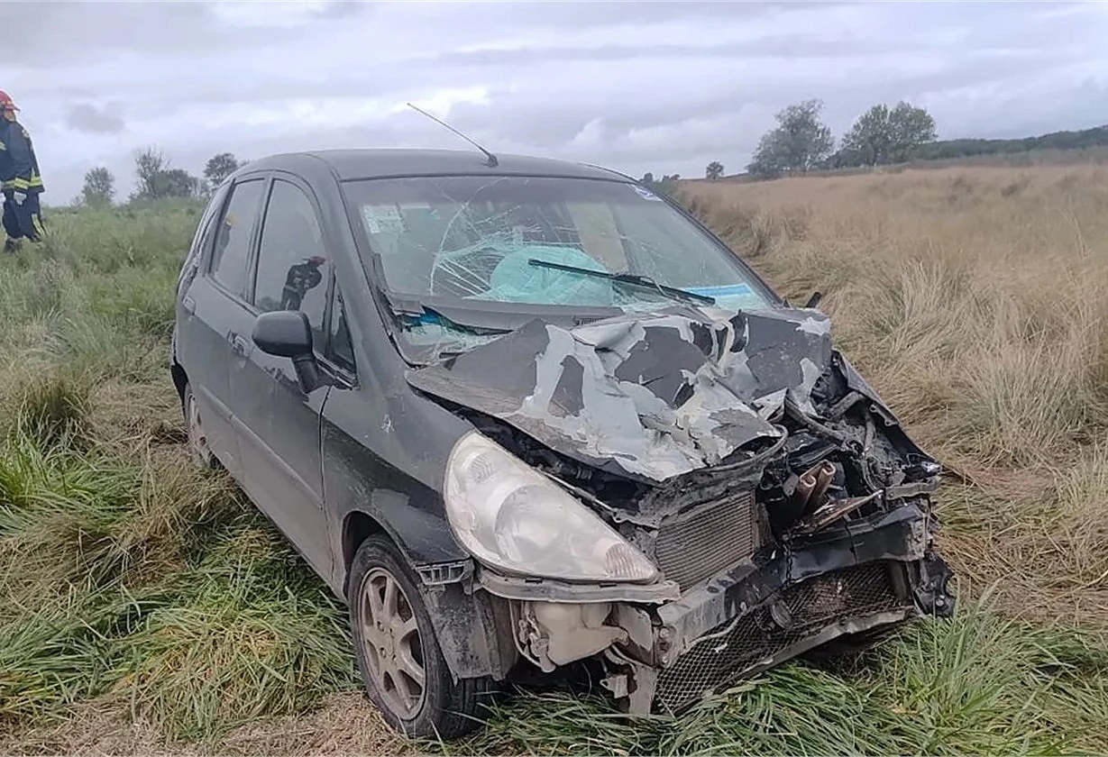 Choque en la Ruta 5: tres personas hospitalizadas