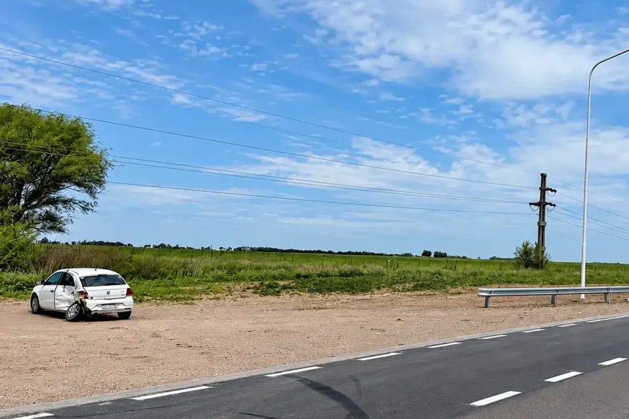Choque en las rutas 188 y 9: una mujer fue derivada