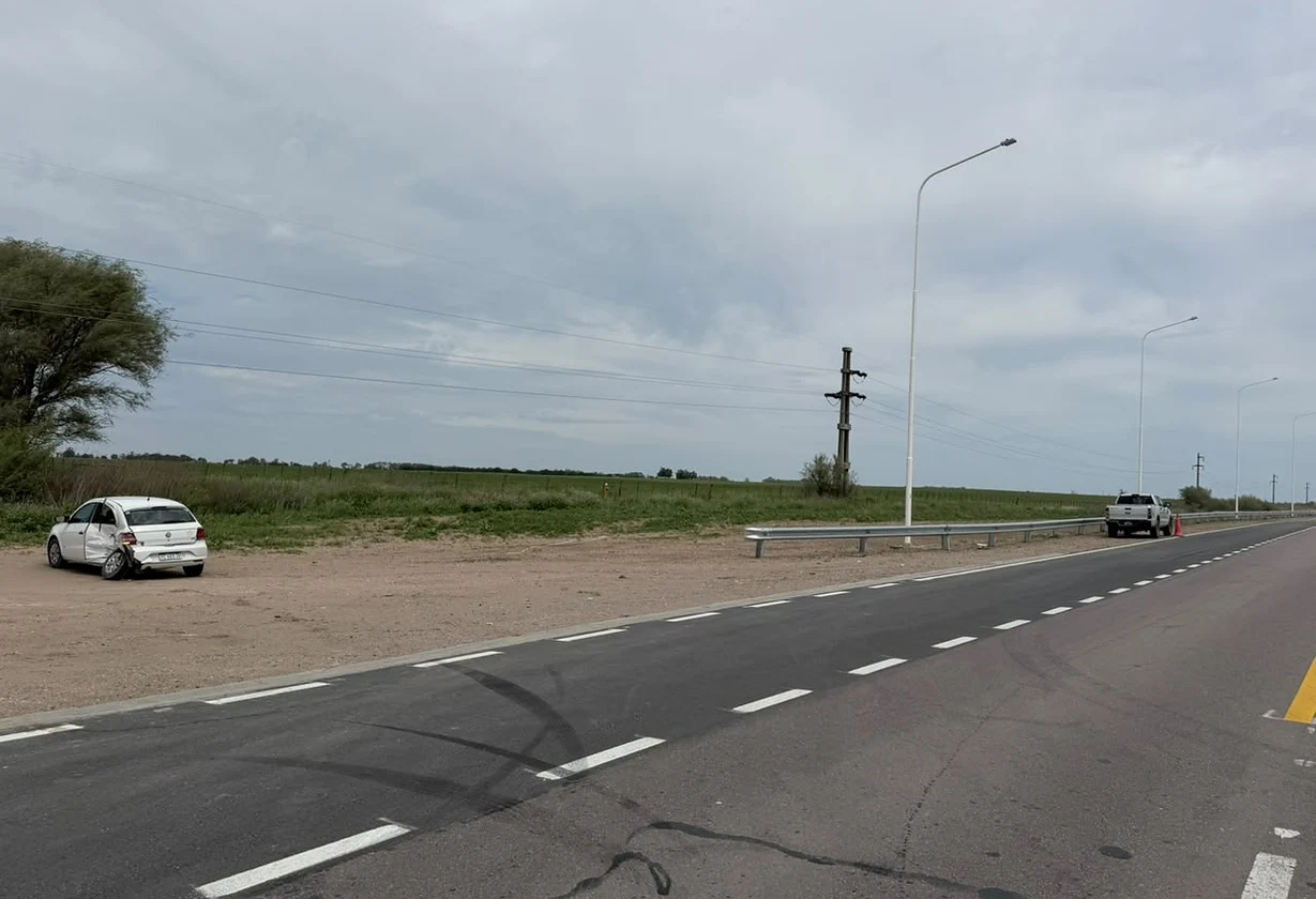 Choque en las rutas 188 y 9: una mujer fue derivada