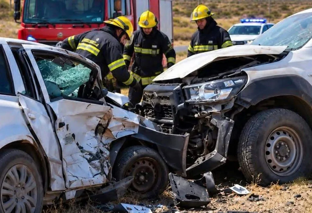 Choque frontal en la Ruta 151 dejó una mujer muerta