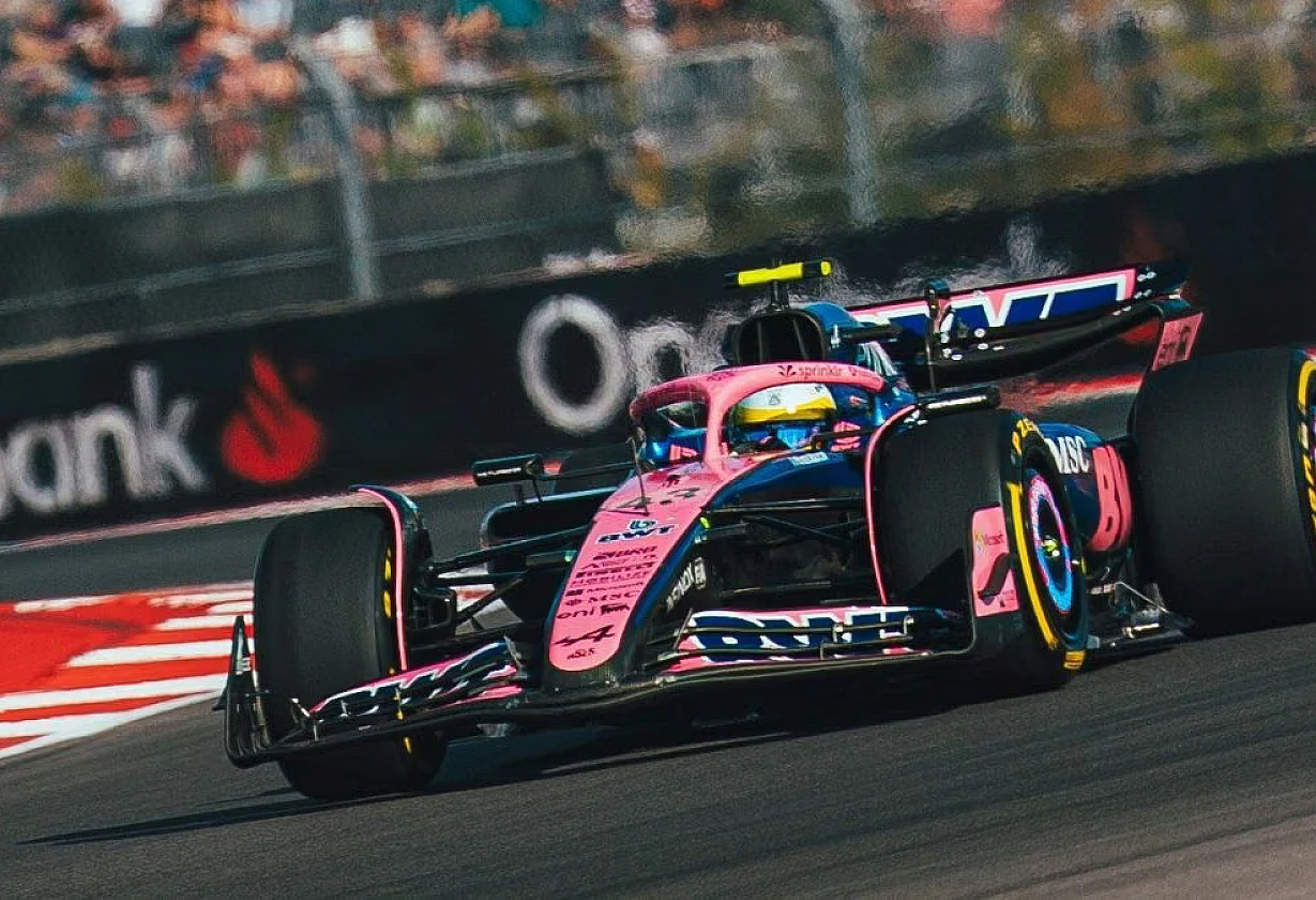 Colapinto terminó 15° en la práctica del GP de EEUU