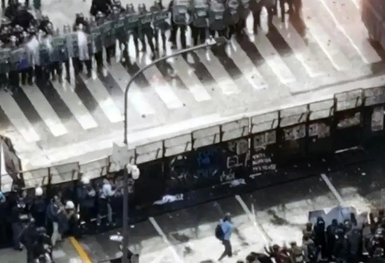 Diputados afectados por los gases en el Congreso