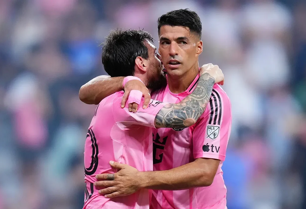 Inter Miami goleó al DC United con Messi y Suárez