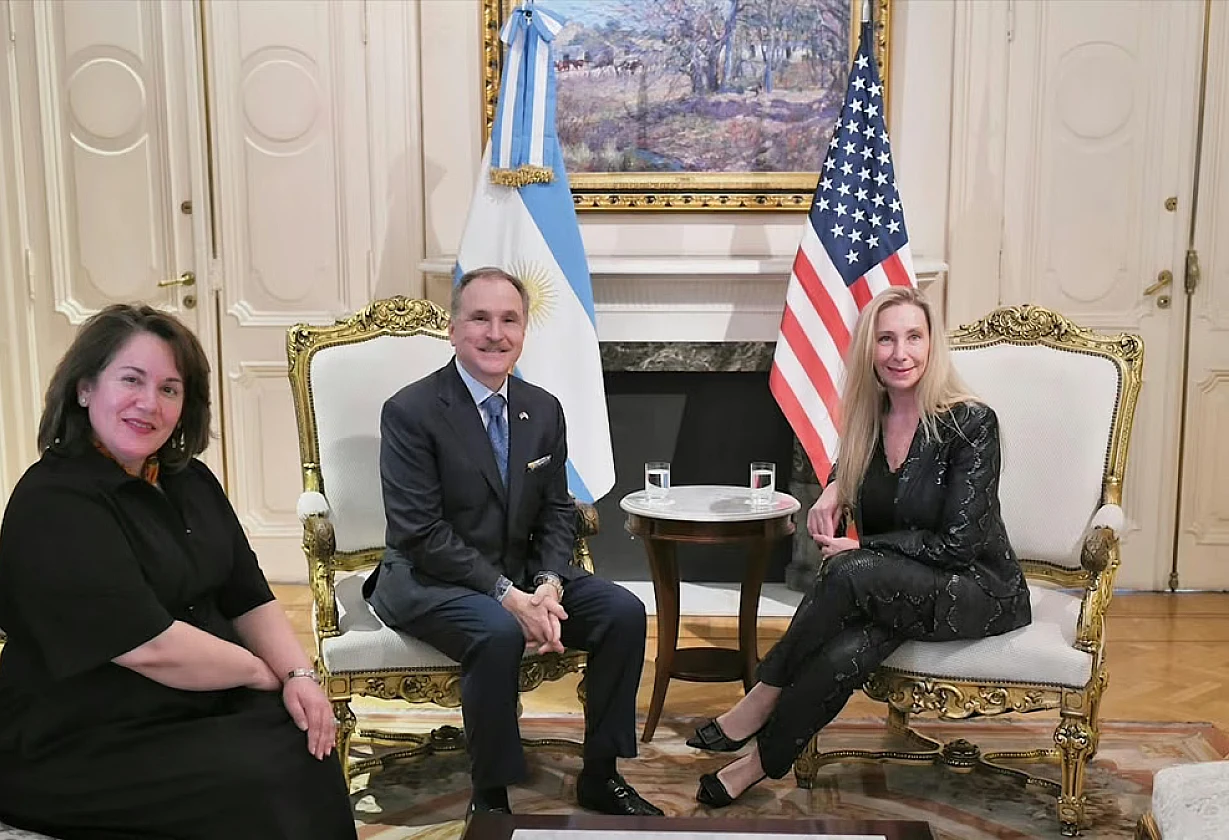 Karina Milei recibió al embajador de Estados Unidos