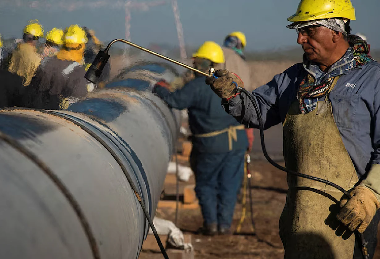 La UIA pidió obras para llevar el gas de Vaca Muerta al país