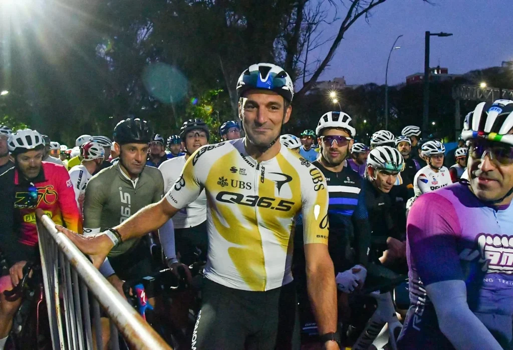 Lionel Scaloni participó del Gran Fondo Buenos Aires