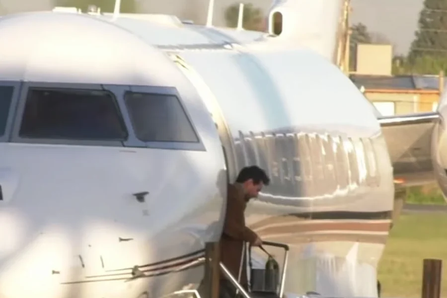Messi llegó a Argentina para su despedida
