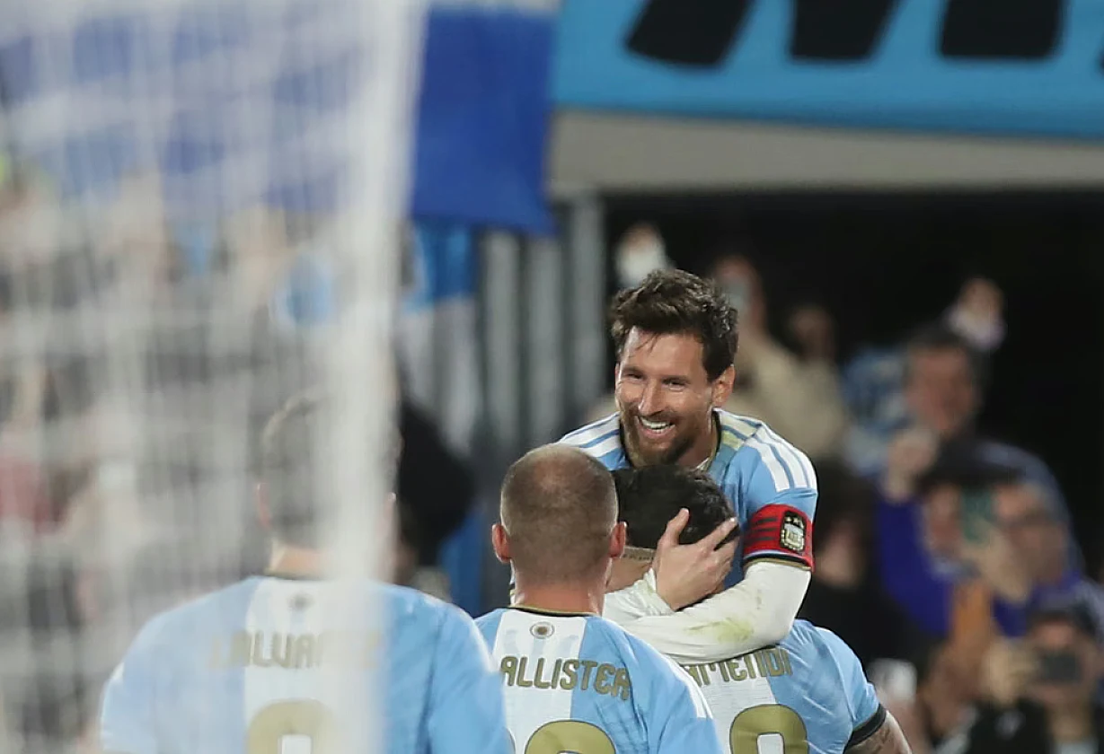 Messi se despidió de la Selección con un gol