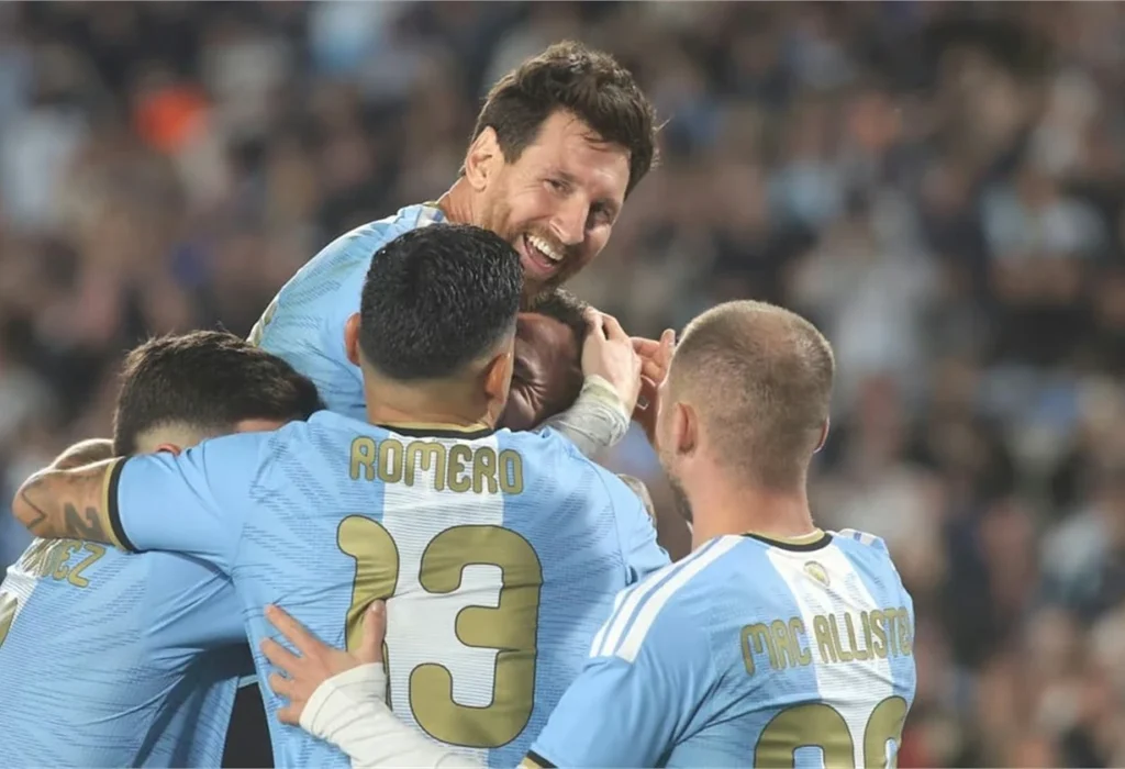Messi se despidió de la Selección con un gol