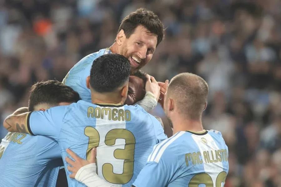 Messi se despidió de la Selección con un gol