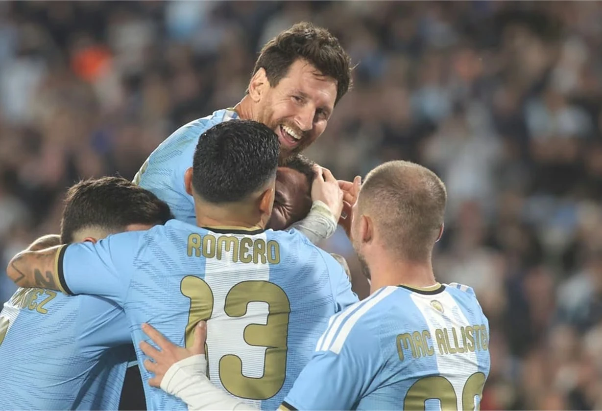 Messi se despidió de la Selección con un gol