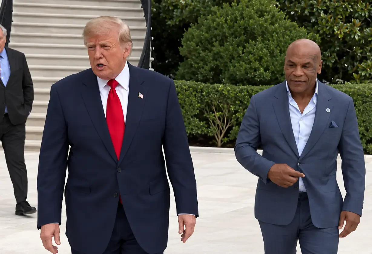Mike Tyson visitó a Donald Trump en la Casa Blanca