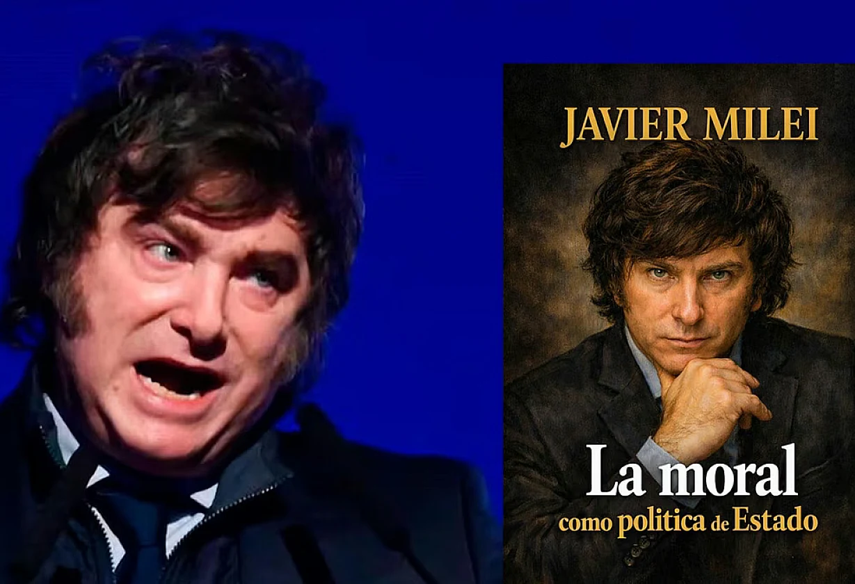 Milei anunció su nuevo libro en España