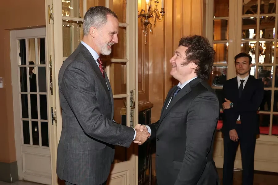 Milei pidió ver a Felipe VI y fue rechazado