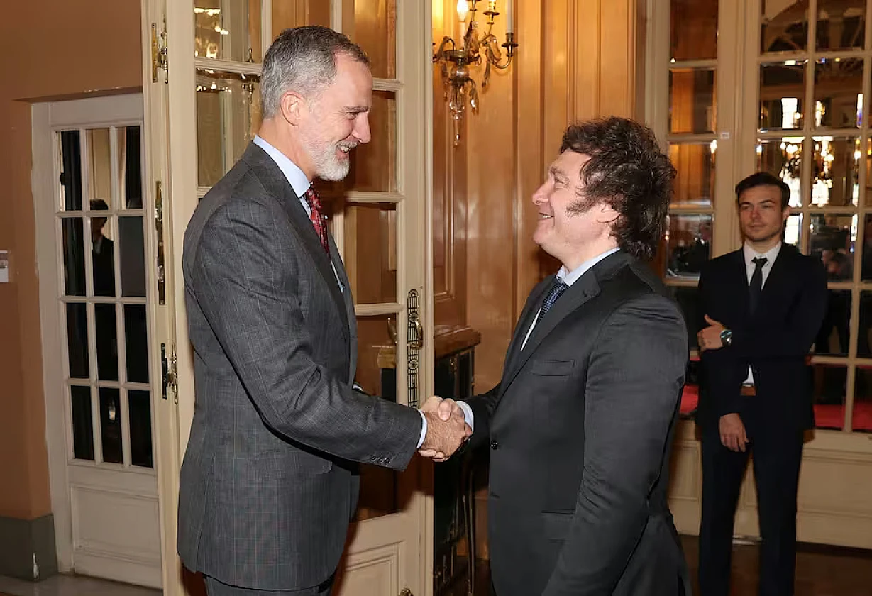 Milei pidió ver a Felipe VI y fue rechazado