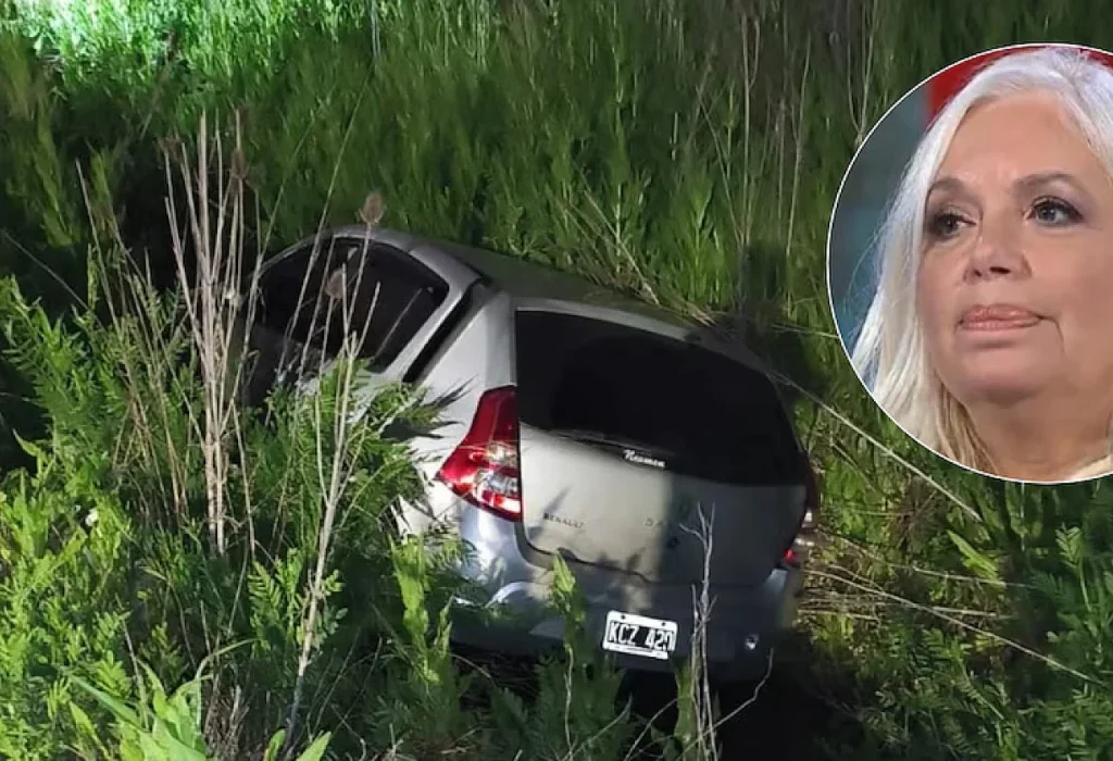Murió Marcela Ortiz tras caer con su auto a una zanja