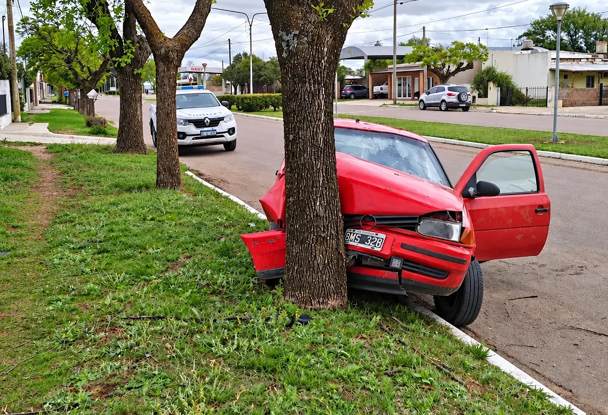 Murió una mujer tras un choque en Miguel Cané