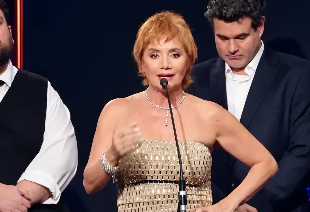 Nancy Pazos cuestionó a Javier Milei en los Martín Fierro