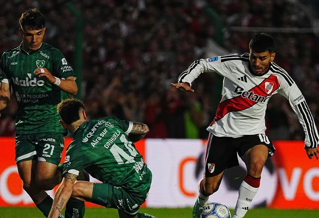 River empató 1-1 ante Sarmiento en Junín