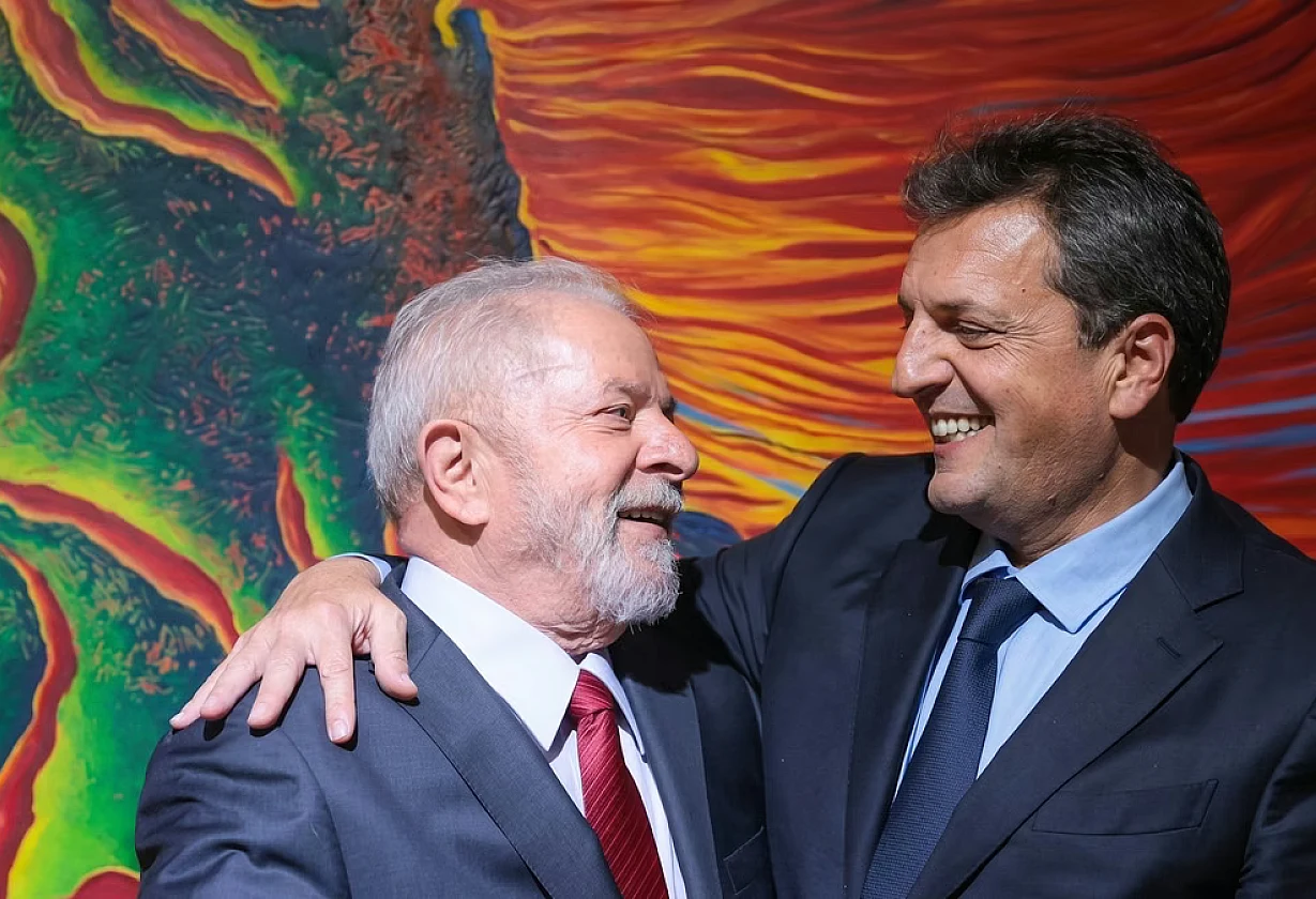 Sergio Massa apoyó a Lula en las elecciones de Brasil