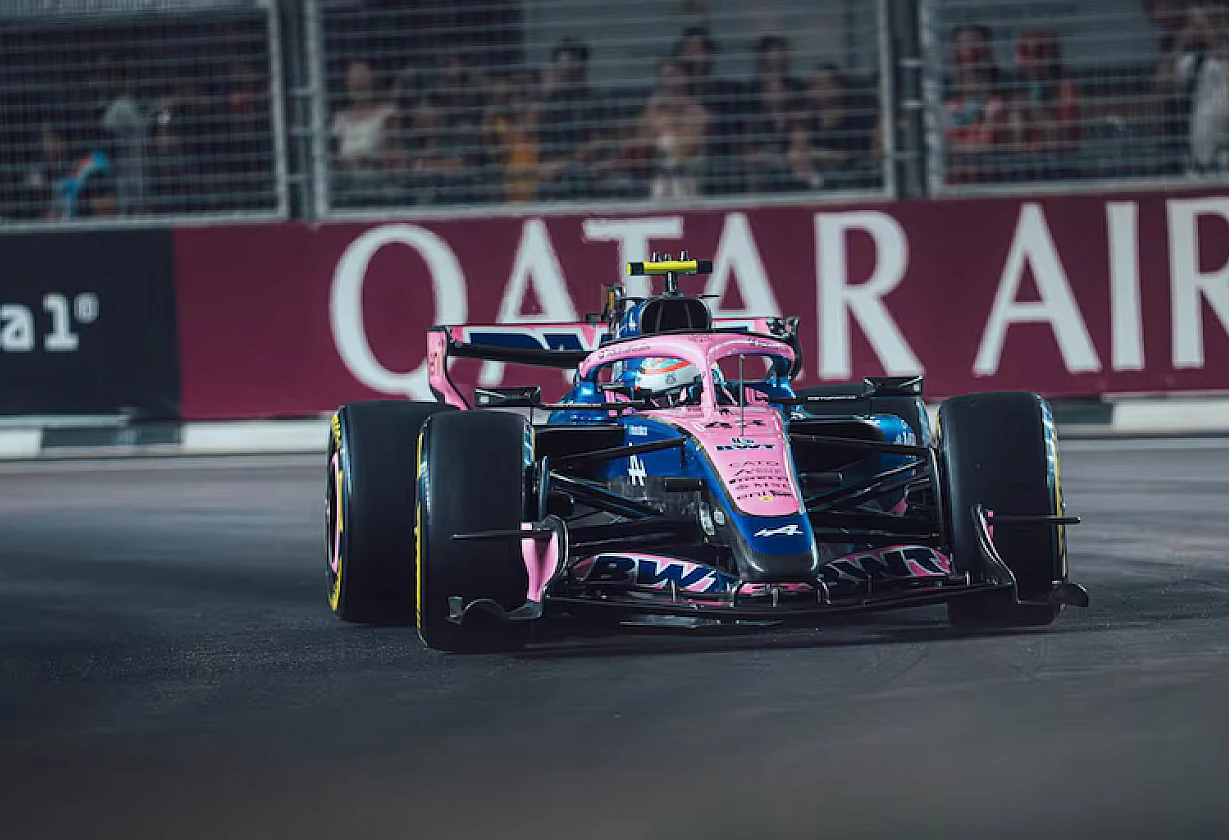 Subastan una pieza de Alpine usada en F1
