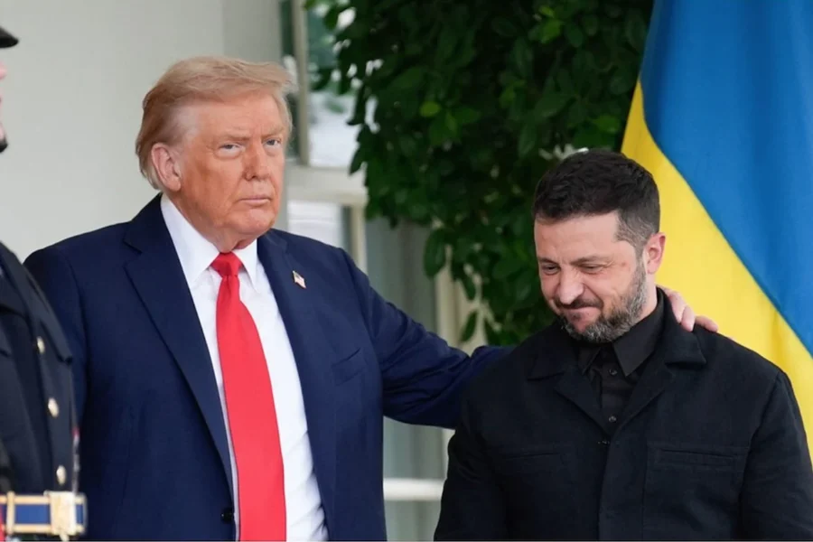 Trump cuestionó a Zelenski por la guerra