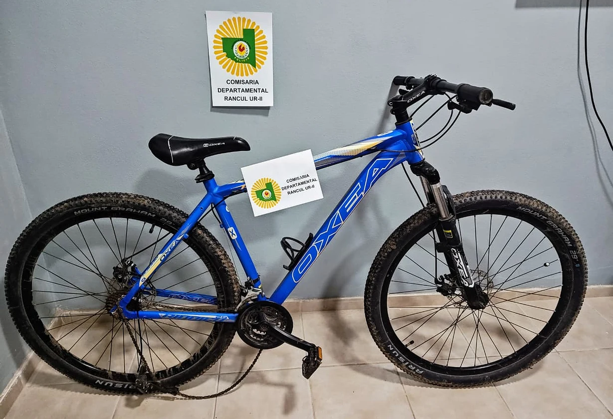 Un padre entregó una bicicleta robada en Rancul