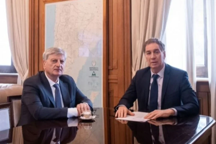 Ziliotto se reúne con Santilli en Casa Rosada