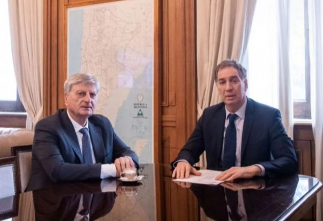 Ziliotto se reúne con Santilli en Casa Rosada