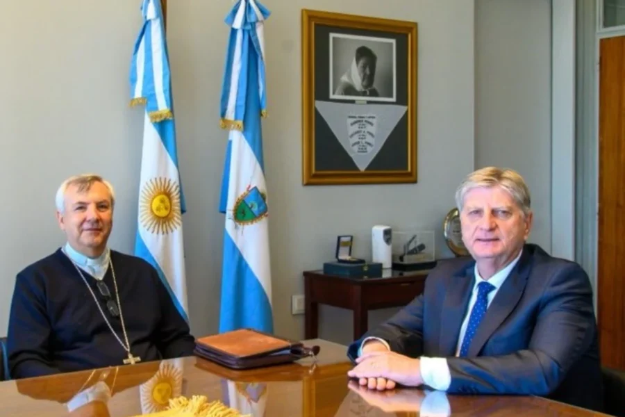 Ziliotto y el obispo Martín coordinarán acciones por la visita papal